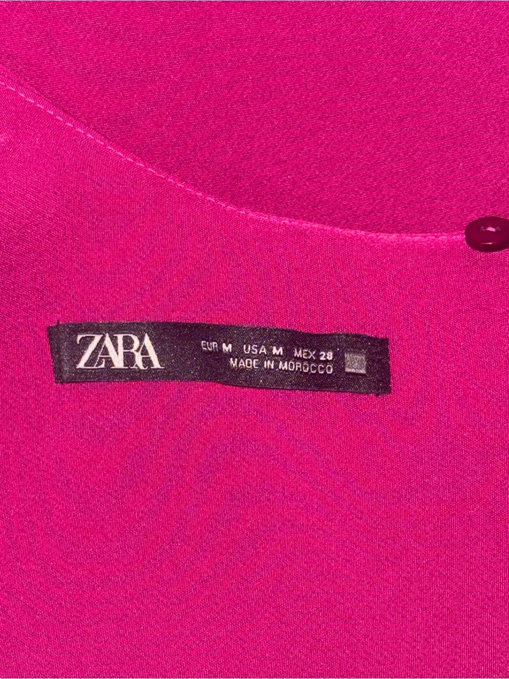 Zara Bold Magenta Sleeveless Mini Dress - Picture 7 of 8